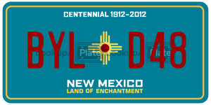 BYLD48  license plate in NM