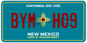 BYMH09  license plate in NM