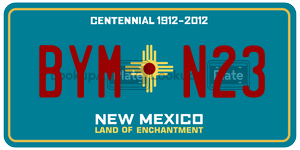 BYMN23  license plate in NM