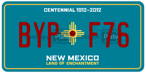 BYPF76  license plate in NM