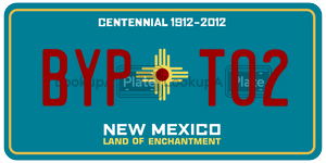 BYPT02  license plate in NM