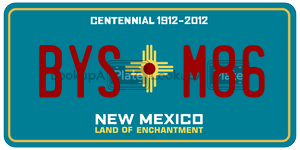 BYSM86  license plate in NM