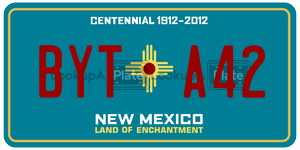 BYTA42  license plate in NM