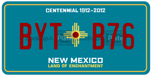 BYTB76  license plate in NM