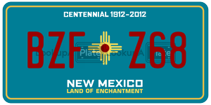 BZFZ68  license plate in NM