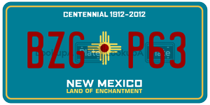 BZGP63  license plate in NM