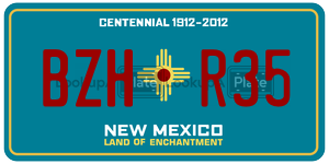 BZHR35  license plate in NM