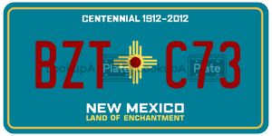 BZTC73  license plate in NM
