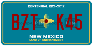 BZTK45  license plate in NM