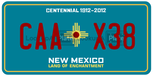 CAAX38  license plate in NM