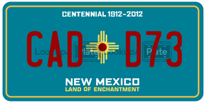 CADD73  license plate in NM