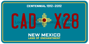 CADX28  license plate in NM