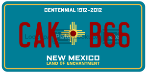 CAKB66  license plate in NM
