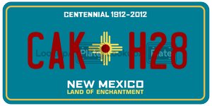 CAKH28  license plate in NM