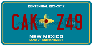 CAKZ49  license plate in NM