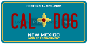 CALD06  license plate in NM