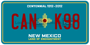 CANK98  license plate in NM