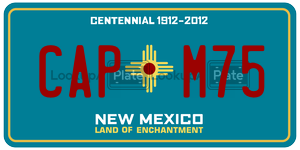 CAPM75  license plate in NM
