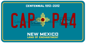 CAPP44  license plate in NM
