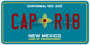 CAPR18  license plate in NM