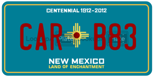 CARB83  license plate in NM