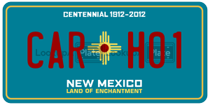 CARH01  license plate in NM