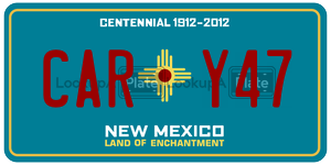 CARY47  license plate in NM