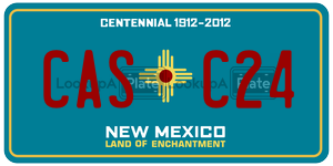 CASC24  license plate in NM