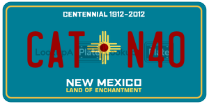 CATN40  license plate in NM
