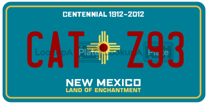 CATZ93  license plate in NM