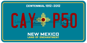 CAYP50  license plate in NM