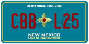 CBBL25  license plate in NM