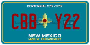 CBBY22  license plate in NM