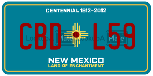 CBDL59  license plate in NM