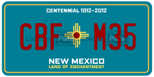 CBFM35  license plate in NM