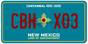 CBHX03  license plate in NM