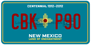 CBKP90  license plate in NM