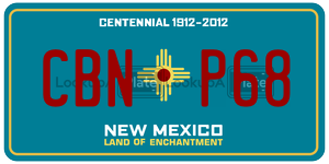 CBNP68  license plate in NM