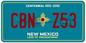 CBNZ53  license plate in NM