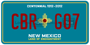 CBRG07  license plate in NM