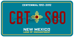 CBTS80  license plate in NM