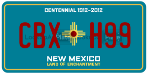 CBXH99  license plate in NM