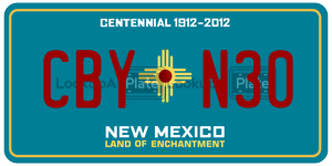 CBYN30  license plate in NM