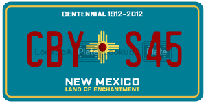 CBYS45  license plate in NM