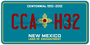 CCAH32  license plate in NM