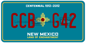 CCBG42  license plate in NM