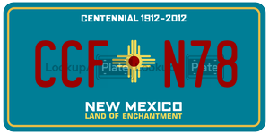CCFN78  license plate in NM