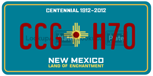 CCGH70  license plate in NM
