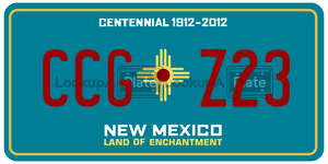 CCGZ23  license plate in NM