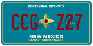 CCGZ27  license plate in NM